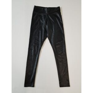 Agnes & Dora Faux Leather Leggings Black, Size Small